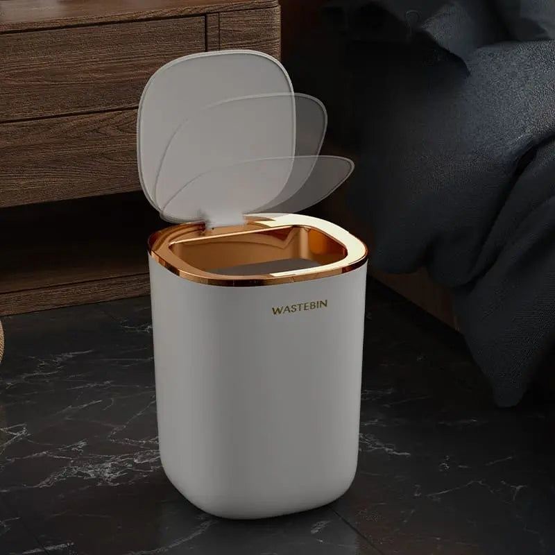 Lixeira Luxo Automática para Banheiro e Cozinha