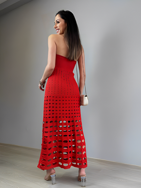 Vestido Feminino Longo Tomara que Caia com Modelagem Sereia - Serena