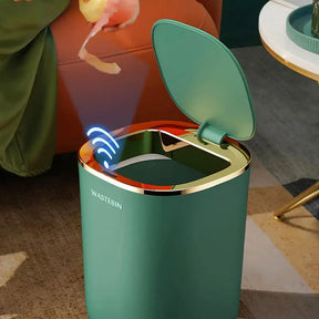 Lixeira Luxo Automática para Banheiro e Cozinha